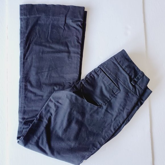ARMANI EXCHANGE Wide Leg Black Chino Pants - Picture 6 of 6